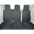 thumbnail image 2 of CalTrend Rear 60/40 Split Back & Solid Cushion Carbon Fiber Seat Covers for 2007-2010 Chevy Aveo - CV432-03FA Charcoal Insert and Trim, 2 of 3
