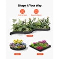 thumbnail image 4 of KFFKFF Galvanized Steel Landscape Edging, 40 ft x 6 in Metal Border for Landscaping with Gloves, Flexible and Easy-to-Install Strips, Durable Metal Garden Edging for Flower Beds and Pathways, 4 of 9