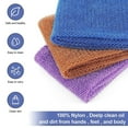 thumbnail image 6 of FaLX Exfoliating Washcloth - Super Absorbent - Extra-Long - Quick-Dry - Highly Elastic - Reusable - Remove Dead Skin - Nylon Thickened Back Scrubber - Exfoliating Towel Cloth for Skin Care, 6 of 7