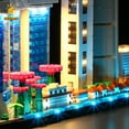 thumbnail image 3 of LIGHTAILING Led Lighting Kit for Legos  Architecture Skyline Collection: 21057 Singapore Building Blocks Model(Not Include the Building Model), 3 of 7