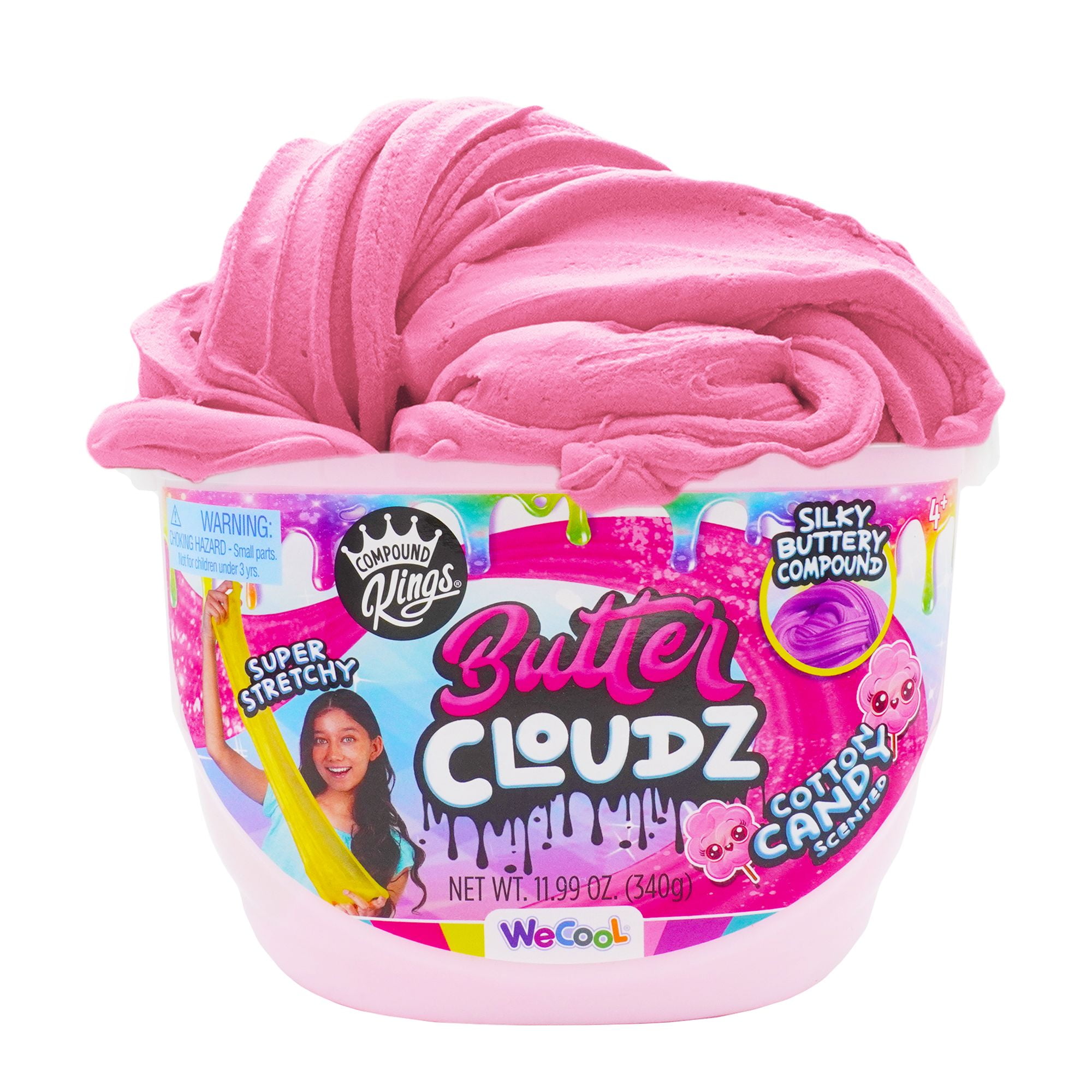 Compound Kings Butter Cloudz Scented Slime, Cotton Candy