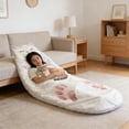 thumbnail image 5 of Adult Soft Sleeping Bag – Plush Cat Envelope Sleeping Bag for Camping, Sleepovers & Home Lounging, Washable Warm Blanket, 5 of 5