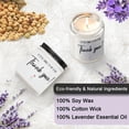 thumbnail image 3 of Vela de cera y lavanda de Thank You Gifts, 200 ml - Aujzoo, 3 of 6
