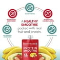 thumbnail image 3 of Designer Wellness Protein Smoothie, 12 Count, Strawberry Banana, Real Fruit, 12g Protein, Low Carb, Zero Added Sugar, Gluten-Free, 3 of 5