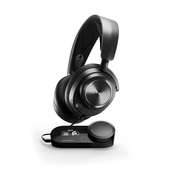 SteelSeries Arctis Nova Pro Multi-System Gaming Headset - Premium Drivers - Hi-Res Spatial Audio - GameDAC Gen 2 - ESS Quad-DAC - ClearCast Mic - PC, PS5, PS4,