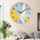 thumbnail image 3 of Reloj de pared grande analógico silencioso con pilas, moderno y decorativo, sin tictac. Geometría, 3 of 9