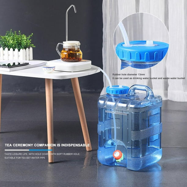 Contenedor de tanque de agua de conducción de automóviles de barril de cubo de agua de picnic al aire libre con grifo