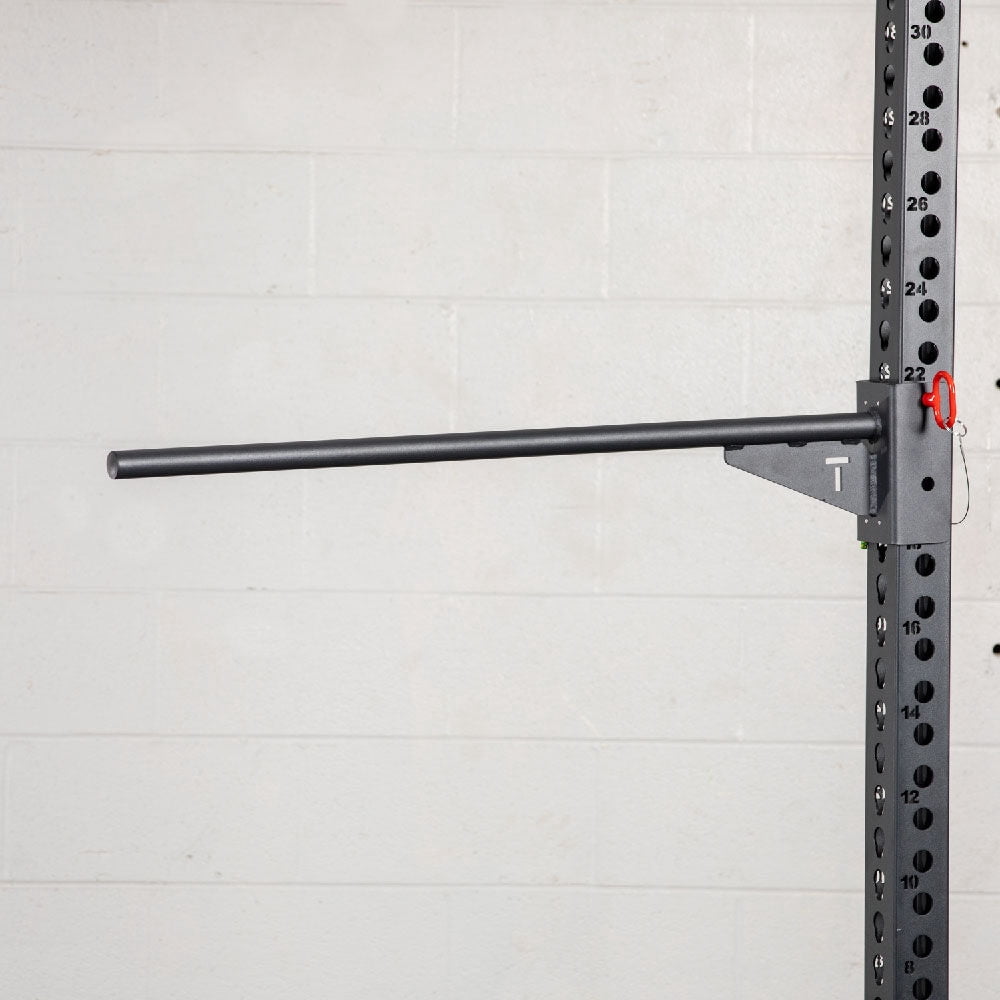 Titan Fitness Rack Mounted Youth Pull-Up Bar, Fits T-3, X-3, or TITAN Series Power Rack, Chin-Up Station, Workout Bar, Rated 225 LB Capacity