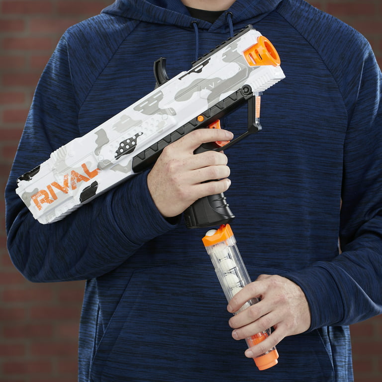 delikatesse lytter Uegnet Nerf Rival Apollo XV-700 Blaster (Camo Series), Includes 7 Rounds, Ages 8  and Up - Walmart.com