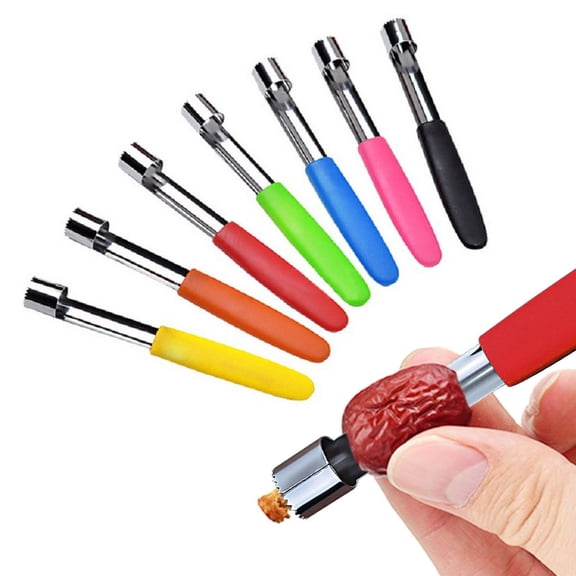 Stainless Steel Fruit Corer, Heavy Duty Core Remover Tool for Apples Pears, Dishwasher Safe Kitchen Corer for Baking and Fruit Prep, 1 Count