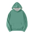 thumbnail image 4 of XIAOCHA Women's Leopard Star Print Hoodie Oversized Long Sleeve Hooded Pullover Top Plush Bold Street Hoodies, 4 of 5