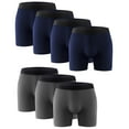 thumbnail image 6 of 7PK Performance Mens Boxer Briefs Polyester Underwear Size Small M Large XL XXL, 6 of 11