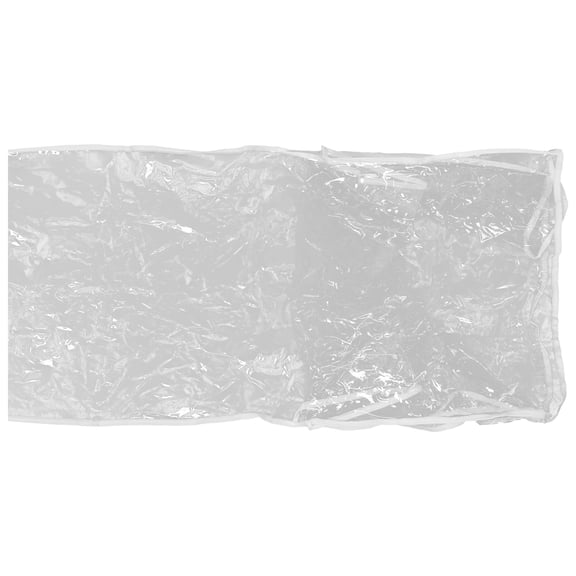 Full-Size Transparent Plastic Dining Chair Cover, Protective Slipcover for Chairs, and Easy to Clean