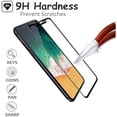 thumbnail image 4 of Solomo for iPhone X / iPhone Xs Screen Protector, [0.33mm 5D][Full Coverage][HD Clear][9H Hardness][Scratch-Resistant], 4 of 5