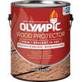Olympic 1 gal. Cedar Solid Exterior Wood Protector Stain Plus Sealer in One