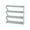 Blue, variant on Qocolhg Z-Shaped 4 Tier Free Standing Stainless Steel Shoe Rack for Closet Holds 8 Pairs Shoe Organizer Stackable Shoe Storage Shelf for Entryway, Closet, Garage, Bedroom, Cloakroom, Blue