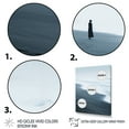 thumbnail image 3 of Designart "Beach Photo Seaside Simplicity VII" Nautical & Beach Floater Framed Wall Art Living Room, 3 of 7