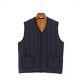 thumbnail image 1 of Chaleco para hombre de talla grande, de algodón, cálido y de terciopelo para invierno, 1 of 5