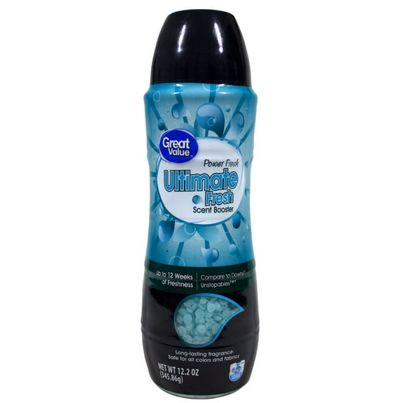 Great Value Ultimate Fresh Scent Booster, Power Fresh, 12.2 oz, Compare to Downy Unstopables