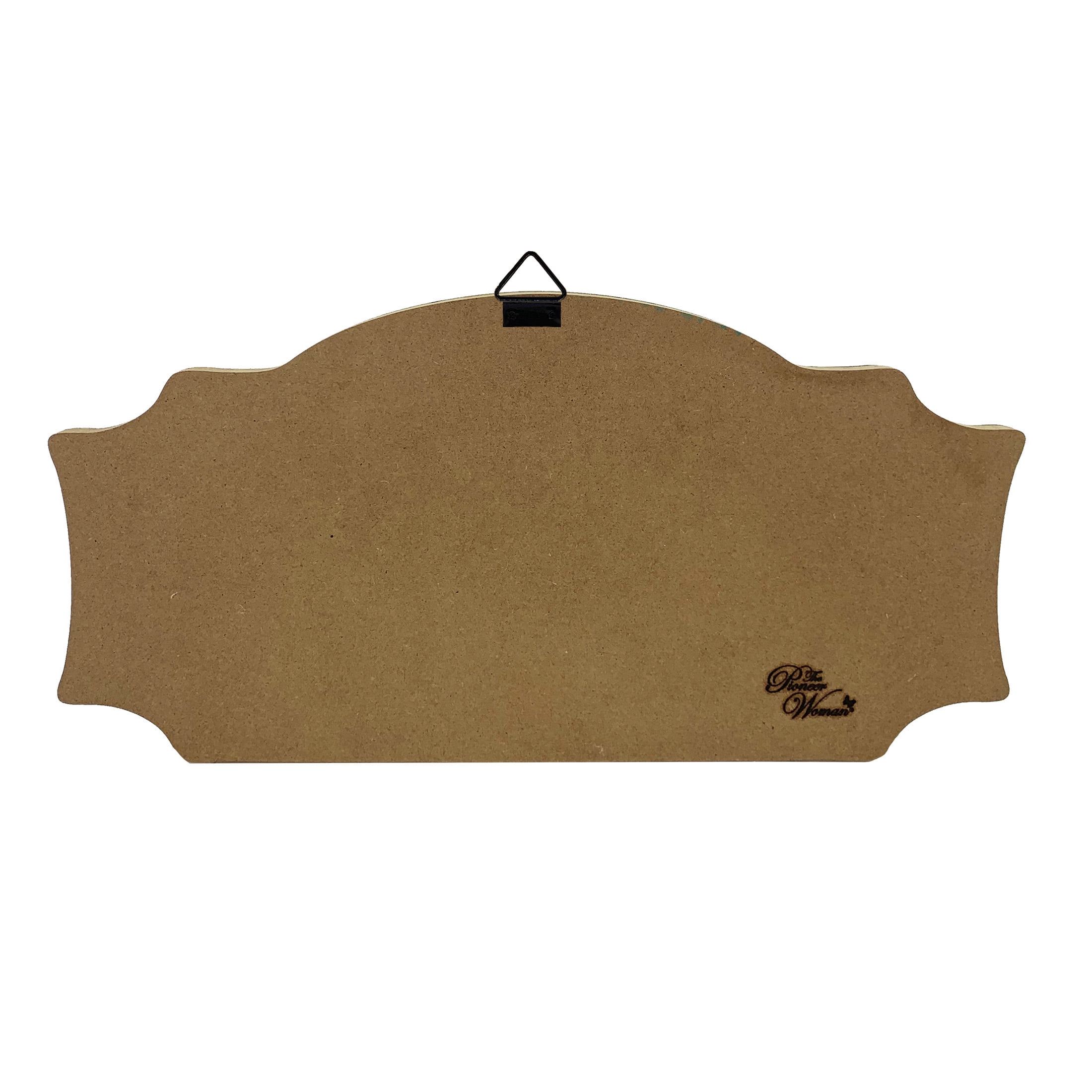 The Pioneer Woman Spring Painted MDF for Good Measure Decorative Sign with  Hooks, Brown, 11.375 x 16.5 