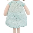 thumbnail image 4 of Linzy Toys Muñeca de trapo Emily azul menta de felpa suave de 15 pulgadas, 4 of 5