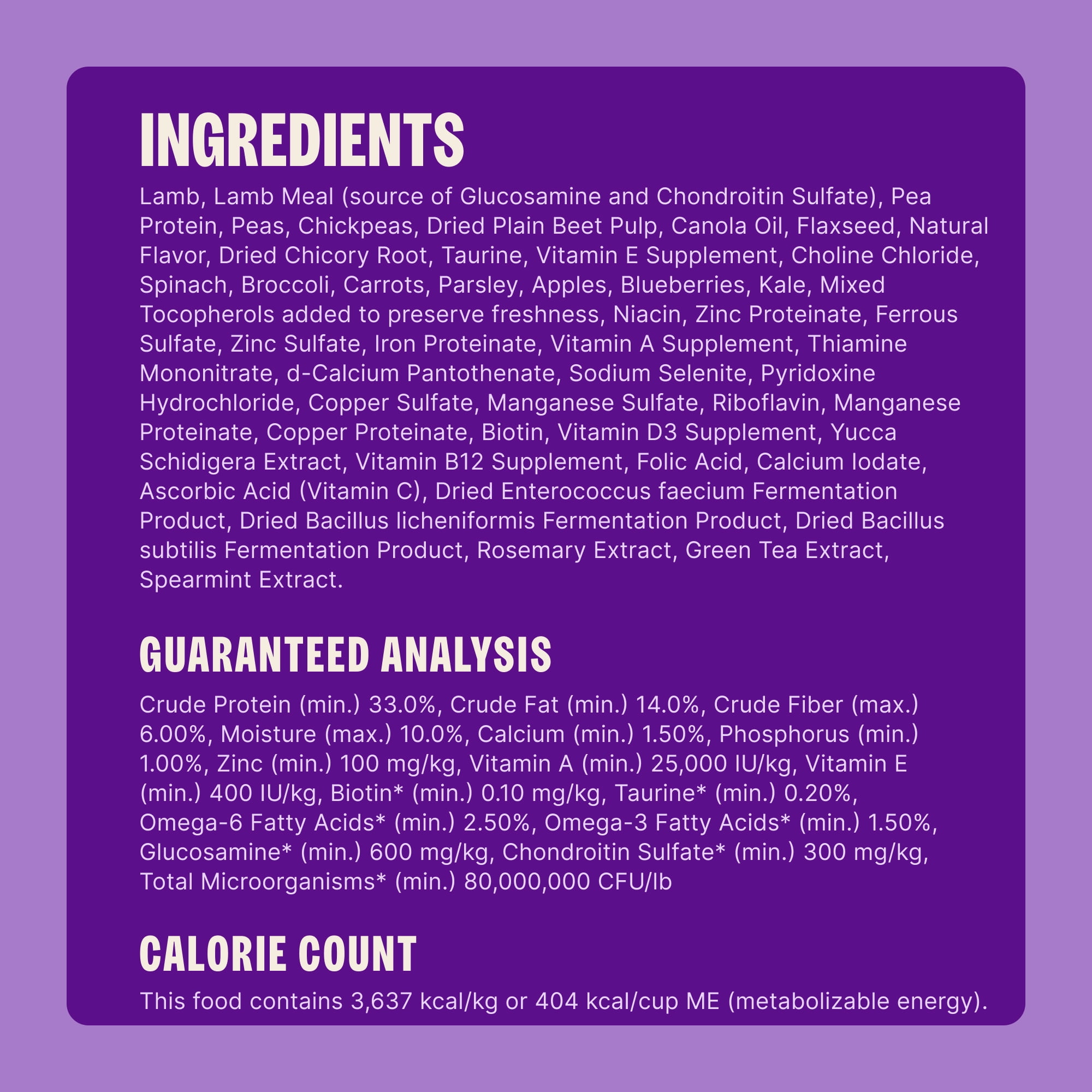 Wellness CORE Dry Dog Food, Grain Free, High Protein, Natural, Lamb Recipe, (4-Pound Bag)