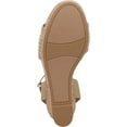 thumbnail image 5 of Franco Sarto Women's Celeste Cork Wedge Sandal Natural Beige 8M, 5 of 5