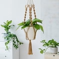 thumbnail image 4 of Ilios Innova | Colgante Decorativo Boho Café para Maceta, soporte artesanal tejido a mano en algodón, decoración colgante para plantas de interior y exterior., 4 of 9