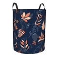 thumbnail image 2 of Balery,Laundry Hamper With Handles Laundry Basket Autumn Leaves With Blue Round Laundry Baskets Circular Hamper For Bathroom Organizer Basket Lightweight Storage Baskets For Bathroom, 2 of 8