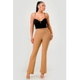 thumbnail image 2 of Tummy Control Butt Sculpting Flare Pants With Pockets - Chipmunk, 2 of 6