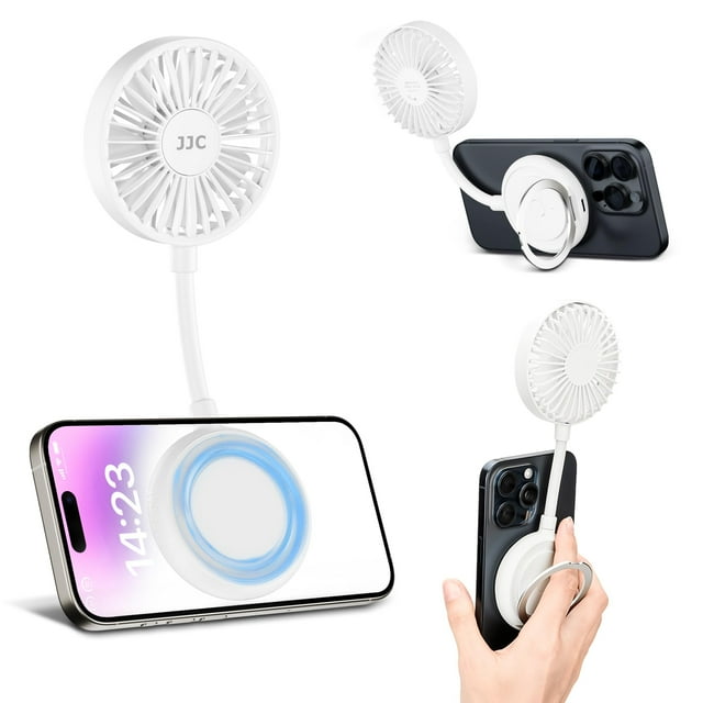 Ventilador magnético para teléfono celular JJC para iPhone 16, 15, 14, 13, 12 Pro Max