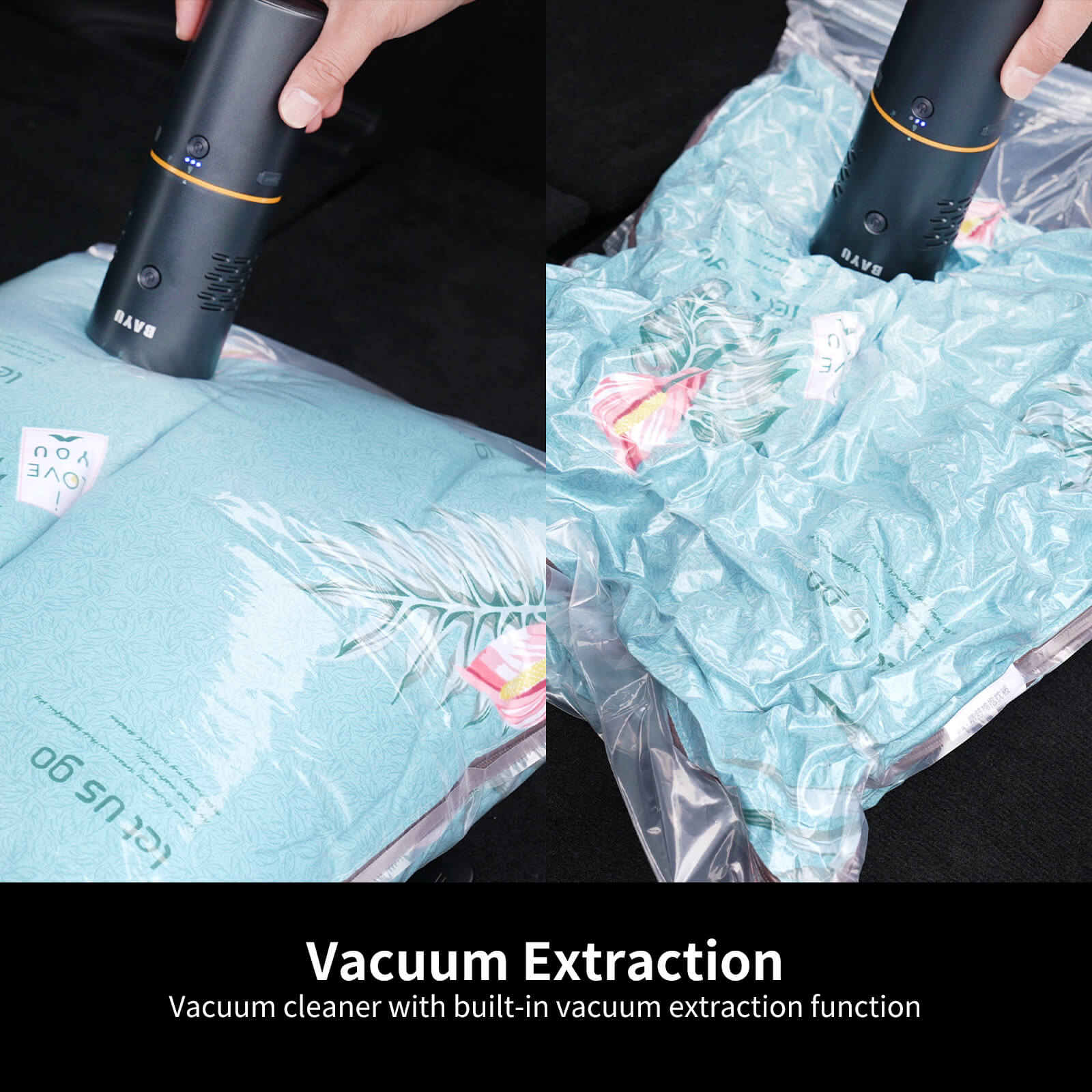BAYU 2 in 1 Car Vacuum, Portable Cordless Car Vacuum with 19000Pa, Handheld Vacuum Cleaner, Small Vacuum for Car, Boats, Travel and Home Cleaning, Car Accessories