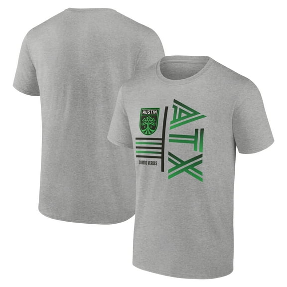 Men's Fanatics Steel Austin FC Crewneck T-Shirt
