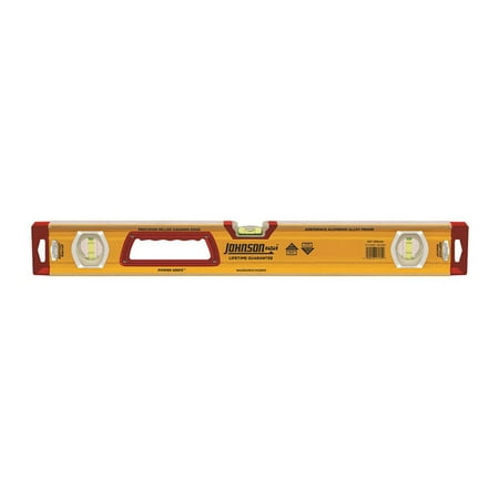 

1 PC-Johnson Level 1717-2400 Heavy Duty Aluminum Box Level 24 L