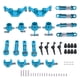 thumbnail image 1 of Kit de piezas de mejora de coche RC de aleación de aluminio, amortiguadores CVD, eje de transmisión, copa de dirección delantera y trasera para WLtoys K969 1/28 RC, azul, 1 of 8