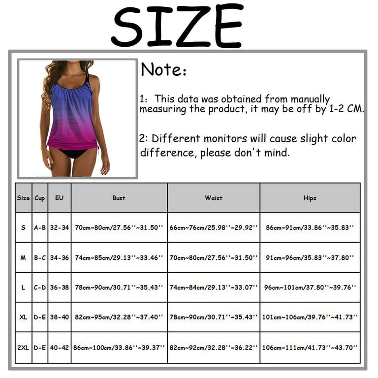 Fashion Womens Ladies Conservative Cover Belly Sling Bikini 2 Piece  Swimsuits 
