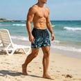 thumbnail image 7 of Bpyeka Men's Big & Tall Quick-Dry Swim Trunks, Liner Board Shorts with Drawstring Waist, Anti-Chafe Bathing Suits for Beach & Pool, 3XL-5XL, 7 of 7
