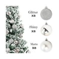 thumbnail image 2 of 24PCS Christmas Balls Ornaments for Xmas Christmas Tree - Shatterproof Christmas Tree Decorations Small Hanging Ball for Holiday Wedding Party Decoration,1.2in, 2 of 4