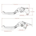 thumbnail image 2 of B For Yamaha Yzf R3 Brake and Clutch Lever Kit, Red, 2 of 3