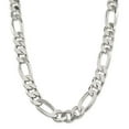 thumbnail image 6 of 925 Sterling Silver 15.1mm Figaro Chain 28 Inch, 6 of 7