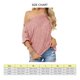 thumbnail image 5 of Top tipo túnica con manga de muñeca,Camiseta con botones laterales para mujer, camiseta holgada de verano con hombros descubiertos para mujer, características mejoradas, 5 of 6