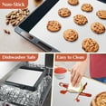 thumbnail image 3 of Silicone Baking Mat Roll - Best German Silicone Mat for Baking - Non Stick Silicone Pastry Mat, Non-slip Silicone Counter Mat, Reusable Air Fryer Liner, Oven Liner Mat, Freeze Dryer Mat, 3 of 5