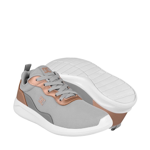 TENIS DAMA DC MIDWAY ADJS700097GP2 TEXTIL GRIS DC Shoes ADJS700097GP2