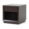 thumbnail image 2 of Urban Designs 370114 22 in. Girvin Brown Modern Accent Table & Nightstand, 2 of 3