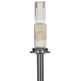 thumbnail image 6 of DecMode 31" 2 Light Orb Silver Table Lamp with White Glass Shade, 6 of 9