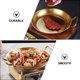 thumbnail image 3 of Sartén de cocina con doble asa, olla caliente de acero inoxidable para el hogar, 3 of 8