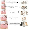 thumbnail image 6 of DABEI Soft Long Plush Cat kennel dog kennel winter warm pet bed Cat Bed Cat Mat Animals Sleeping Sofa, 6 of 15
