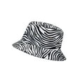 thumbnail image 5 of Daisy Rose Bucket Hat - Unisex Packable Summer Travel Beach Sun Hat - Zebra, 5 of 7