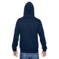 thumbnail image 2 of Fruit Of The Loom Mens Sofspun Full-Zip Hooded Sweatshirt, XL, J Navy, 2 of 3