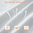 thumbnail image 3 of 4 Inch Gel Memory Foam Mattress Topper Twin,Thick Mattress,Cooling Mattress Topper with Removable & Washable Bamboo Cover,Reversible Memory Foam Mattress Topper,Extra Firm, 3 of 10